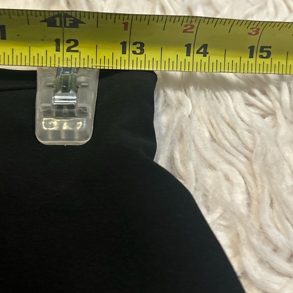 Charlotte Russe Black split mini  Skirt y2k - Picture 2 of 5